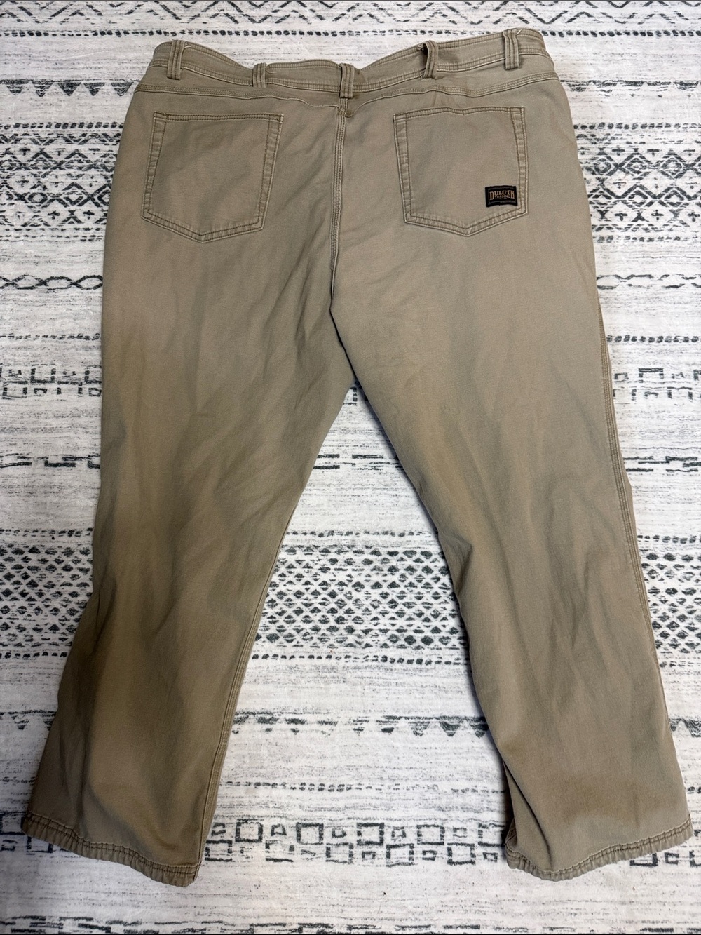 Duluth Trading Co. Men's Tan Work Chinos